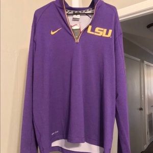 Brand new size large LSU NIKE pullover.